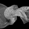 Wireframe-Silk-Motion-Pattern-3D-Cloth-Video-Mapping-Loop_006 VJ Loops Farm