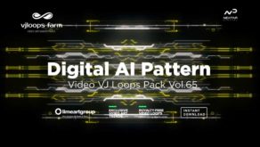 Digital-AI-motion-pattern-vj-loop