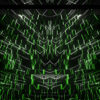 Green Abstract CGI motion graphics and animated background vj loops Layer