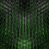 Green star needles motion graphics and animated background with 3D shapes_vj_loops_Layer