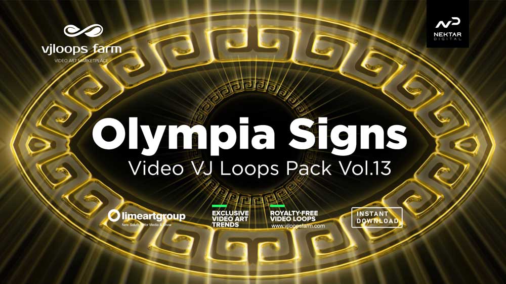 Olympia-Signs-Greece-VIdeo-Footage-Vj-loop