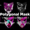 Polygonal-low-poly-mask-animation-vj-video-loops