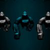 vj loops monkey ape gorilla 3d animation