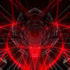 red tunnel animation video footage vj loop
