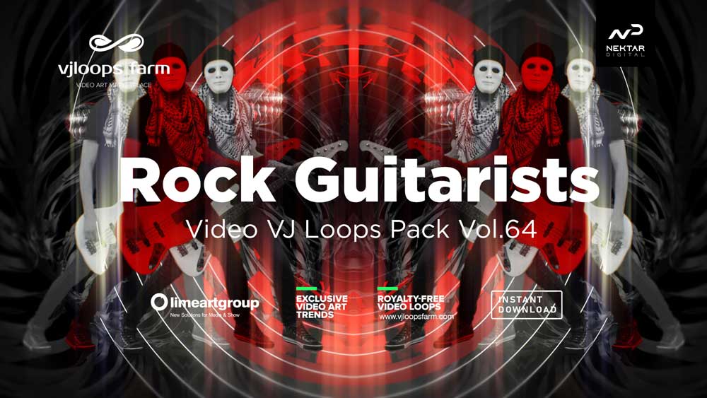 Rock-Guitarist-Video-Art-Vj-loop