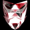 Polygonal-red-evil-robotic-mask-face-motion-lines-vj-loop-HD_007 VJ Loops Farm