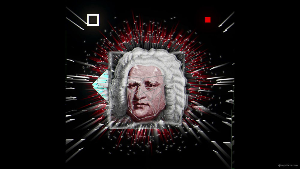 vj video background Red-Sebastian-Bach-Face-mask-motion-graphics-art-vj-loop_003