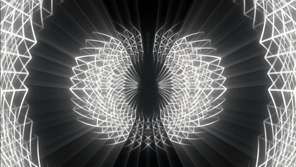 vj video background Virtual-geometrical-white-motion-laser-lines-effect-on-black-motion-background-Radial-Circle-VJ-Loop_003