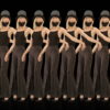 Beauty-Blonde-Girl-Team-in-Covid-19-black-mask-dancing-on-black-background-4K-Video-VJ-Footage-1920_001 VJ Loops Farm