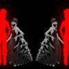 vj video background Dancing-Covid19-Girls-in-COrona-VIrus-Mask-in-Red-White-pixel-sorting-effect-4K-Video-Art-VJ-Loop-1920_003