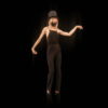 Softly-Girl-in-Covid-19-black-mask-dancing-isolated-on-black-background-4K-Video-Art-VJ-Footage-looped-1920_006 VJ Loops Farm