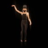 Softly-Girl-in-Covid-19-black-mask-dancing-isolated-on-black-background-4K-Video-Art-VJ-Footage-looped-1920_007 VJ Loops Farm