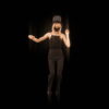 Softly-Girl-in-Covid-19-black-mask-dancing-isolated-on-black-background-4K-Video-Art-VJ-Footage-looped-1920_009 VJ Loops Farm