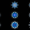 8-points-star-christmas-snowflake-blue-techno-sign-Video-Art-Vj-Loop VJ Loops Farm