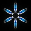 Hexagram-6-point-blue-star-Geometric-snowflake-Full-HD-Video-Art-Symbolic-Vj-Loop_002 VJ Loops Farm