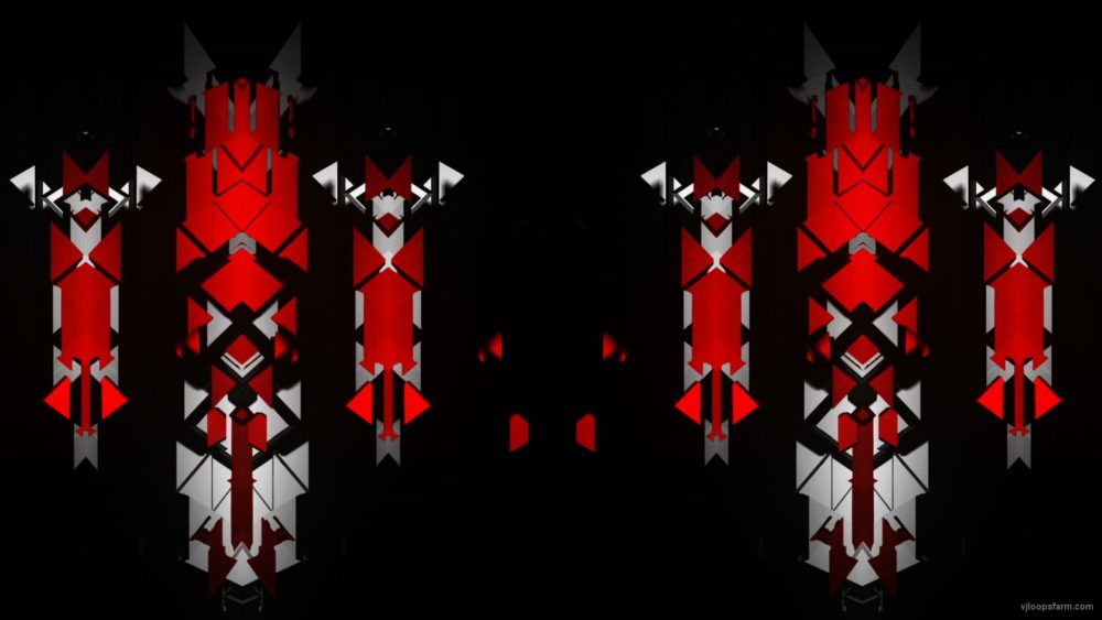 vj video background Red-Rye-geomety-pattern-pillars-animation-Video-Art-Vj-Loop_003