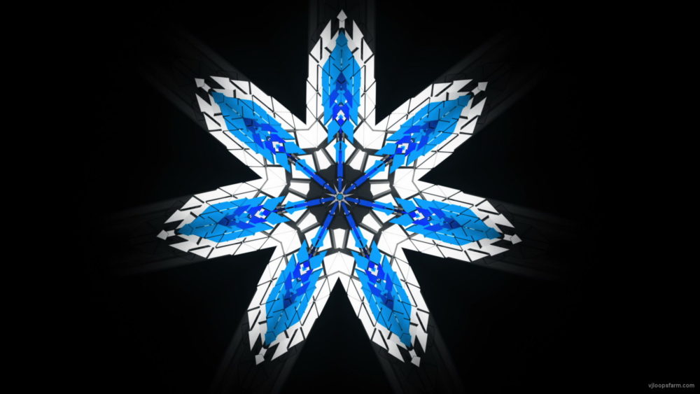 vj video background Septener-Star-Of-The-Magicians-blue-geometric-7-points-symbolik-snowflake-video-art-vj-loop_003