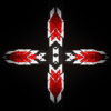 Templar-geometric-cross-sign-white-red-symbol-Video-Art-Vj-Loop_002 VJ Loops Farm