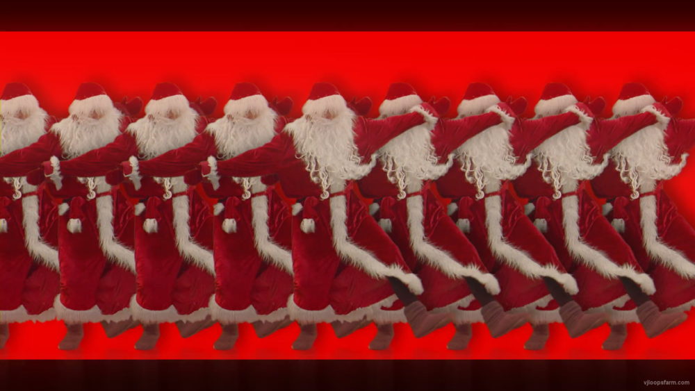 vj video background Christmas-Santa-Claus-Dancing-RAVE-Jump-4K-Video-VJ-Footage-1920_003