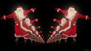 vj video background Happy-santa-claus-dancing-tunnel-through-black-background-VJing-Video-Art-Footage-1920_003