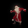 Happy-santa-dance-and-jump-to-the-tune-over-black-background-1920_007 VJ Loops Farm