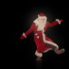 Happy-santa-dance-and-jump-to-the-tune-over-black-background-1920_008 VJ Loops Farm