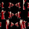 Santa-Claus-Dance-in-Tunnel-Flight-4K-Video-Art-Vj-Footage-1920 VJ Loops Farm