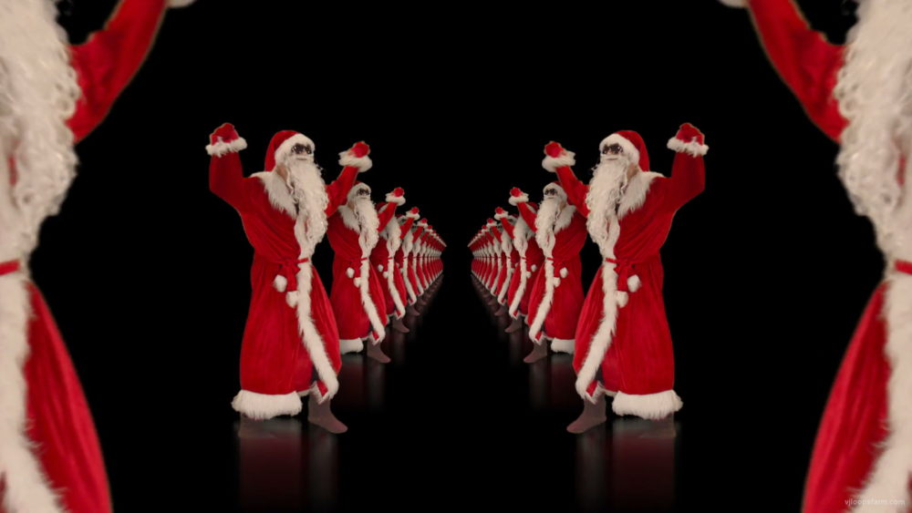 vj video background Santa-Claus-Dance-in-Tunnel-Flight-4K-Video-Art-Vj-Footage-1920_003