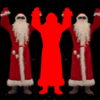Santa-Claus-making-beats-with-strobe-effect-by-hands-4K-Video-Art-Vj-Footage-1920_005 VJ Loops Farm