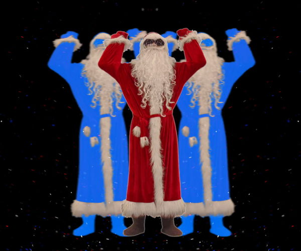 Santa-Claus-making-beats-with-strobe-effect-by-hands-4K-Video-Art-Vj-Footage-1920_009 VJ Loops Farm