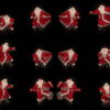 Santa-Claus-on-Rave-Jump-in-tunnel-flow-on-black-background-VJing-Video-Art-Footage-1920 VJ Loops Farm