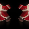 vj video background Santa-Claus-on-Rave-Jump-in-tunnel-flow-on-black-background-VJing-Video-Art-Footage-1920_003