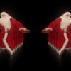 Santa-Claus-on-Rave-Jump-in-tunnel-flow-on-black-background-VJing-Video-Art-Footage-1920_004 VJ Loops Farm