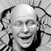 Bold-Head-with-happy-face-comes-through-the-wall-projection-mapping-Loop-iredmj-1920_004 VJ Loops Farm