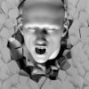 Scream-Face-Head-Mapping-on-3D-Wall-Video-Loop-swlclv-1920_005 VJ Loops Farm
