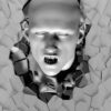 Scream-Face-Head-Mapping-on-3D-Wall-Video-Loop-swlclv-1920_006 VJ Loops Farm