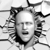 vj video background Screaming-head-appears-from-radial-craked-wall-projection-mapping-loop-vfcjzy-1920_003
