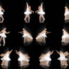 Ballet-Swan-dancing-girl-flying-in-tunnel-on-black-4K-VJ-Footage-yph6bj-1920 VJ Loops Farm
