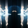 vj video background Electro-Ballet-Blonde-Girl-in-Tunnel-Lightning-effect-dancing-4K-Vj-Footage-uwmfds-1920_003
