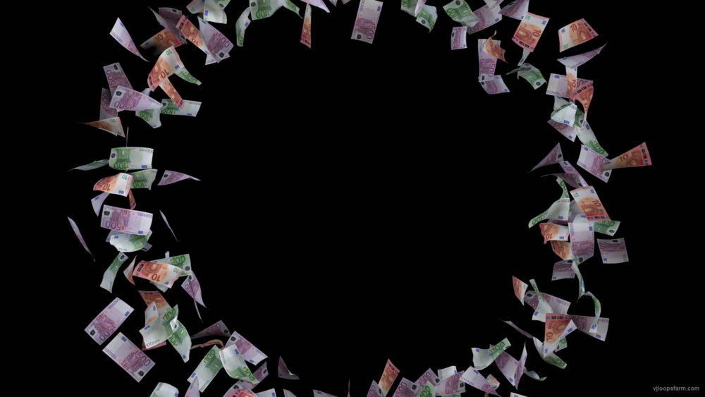 Big-circle-of-euro-bills-money-rotating-on-black-background-vfmy6y-1920_002 VJ Loops Farm