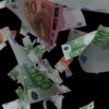 Euro-currency-bills-flying-into-frame-3D-animation-mka0gl-1920_004 VJ Loops Farm