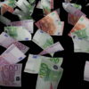 Euro-paper-money-bills-currency-flow-down-on-black-background-horabd-1920_001 VJ Loops Farm