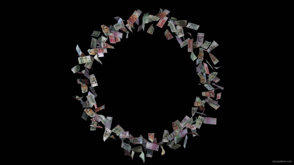 Various-currency-paper-bills-moving-in-circle-3D-animation-ui0ebo-1920_009 VJ Loops Farm
