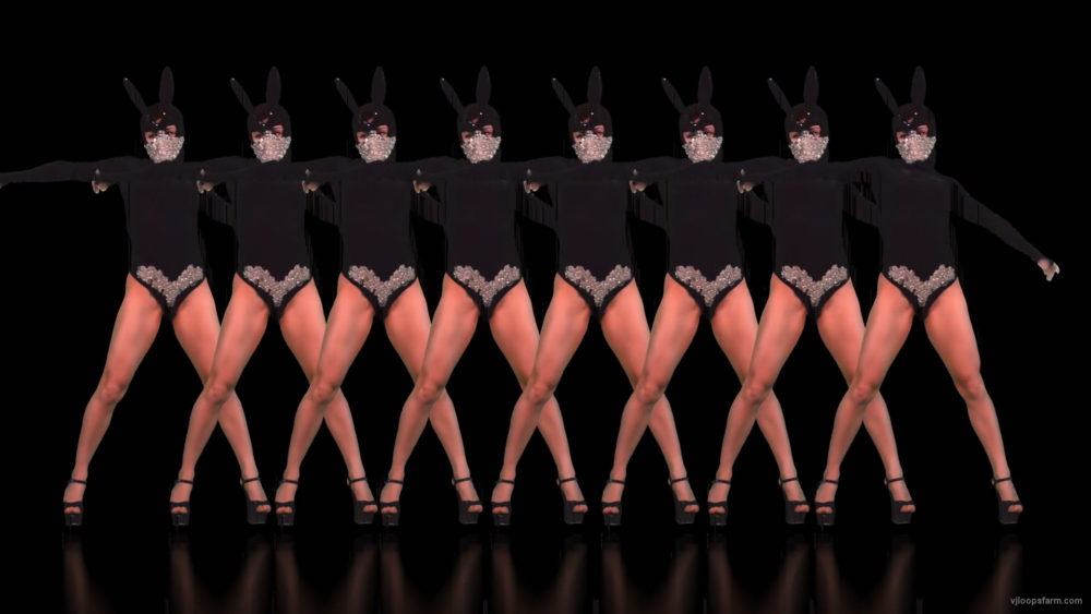 vj video background Rabbit-rave-girl-team-dancing-go-go-with-pixel-sorting-effect-r964cs-1920_003