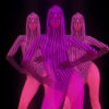 Violet-Pink-Go-Go-Dancing-girls-with-strobing-EDM-Effect-on-black-motion-background-vj-loop-igliur_004 VJ Loops Farm