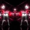 Pixel-Sorting-Girl-dancing-on-red-motion-background-itocez-1920_009 VJ Loops Farm