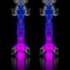 Pink-Blue-elegenat-smoke-columns-on-black-4K-Video-Loop-d1jtnn-1920_004 VJ Loops Farm