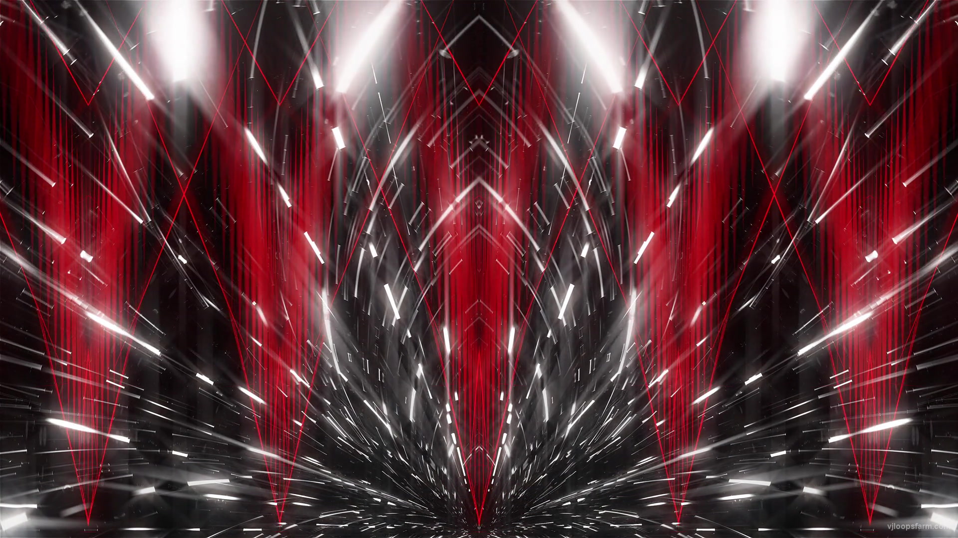 Beauty Abstract Red Stage Flow UltraHD VJ Loop Video Art