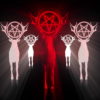Stag-five-Deers-with-strobing-pentagram-red-effects-4K-VJ-Loop-wilupd-1920_001 VJ Loops Farm