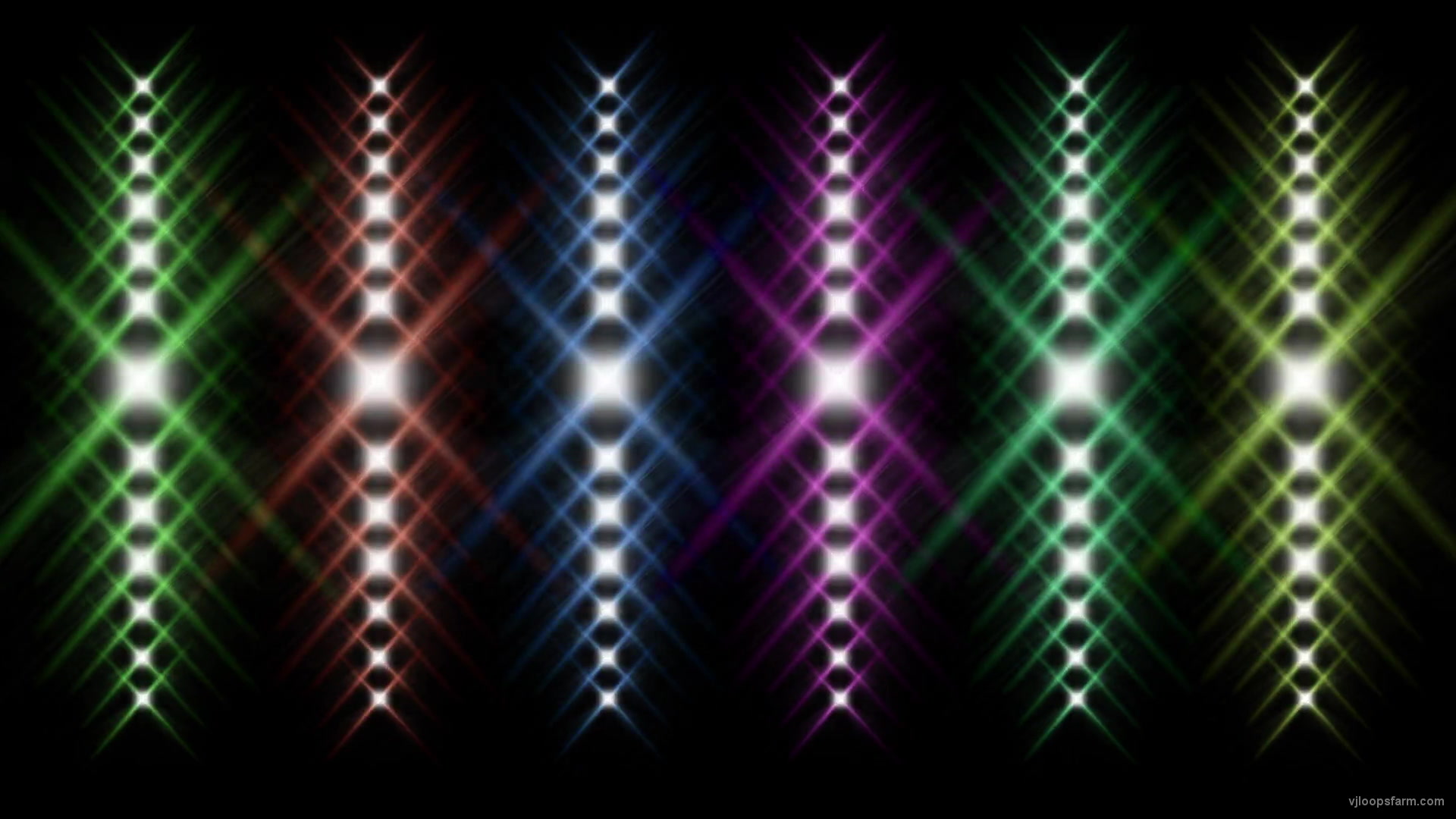 Shine Lights columns PSY Colors pattern blinking Ultra HD VJ Loop